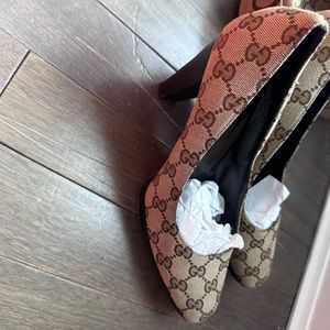 Women signature gg logo 3 inch pump